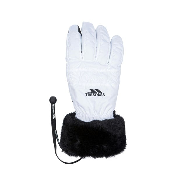 Trespass Womens/Ladies Yanki Gloves - White