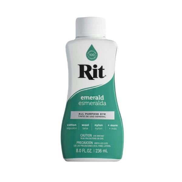 Rit All Purpose Liquid Dye - High Pigment Fabric Colouring Dyes 8oz