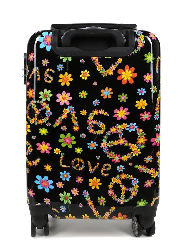 Snowball Hard Shell Printed Dual 4 Wheel Luggage Suitcase
