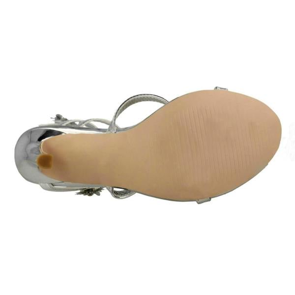 Spot On Ladies Spot On High Heel Strappy Sandals
