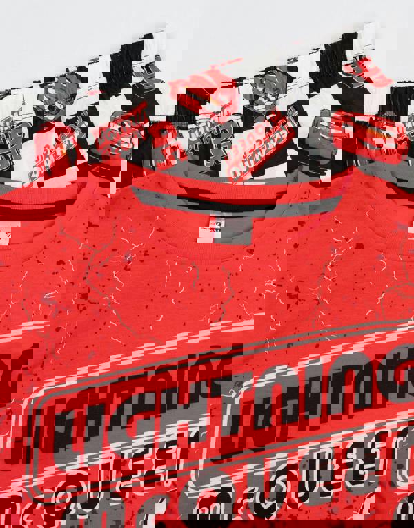 Disney Boys Red CARS Long Sleeve Long Leg Pyjama Set