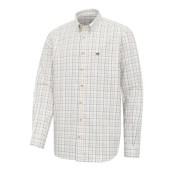 Hoggs of Fife Inverness check shirt in Navy and Rust check