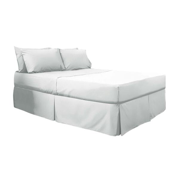 Belledorm 200 Thread Count Egyptian Blend Platform Valance - White - 
