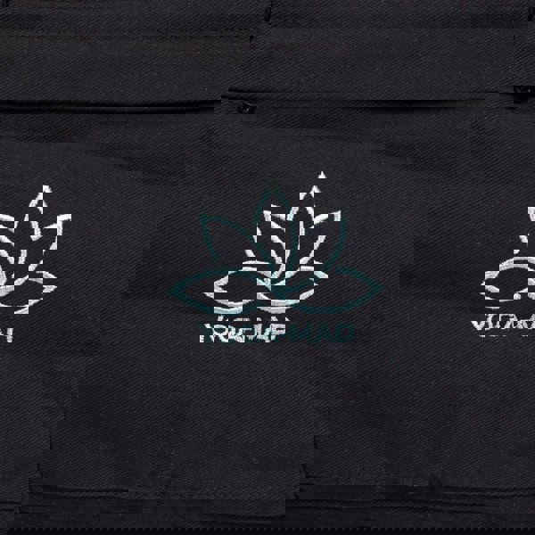 Fitness Mad Deluxe Yoga Bag - Black Logo