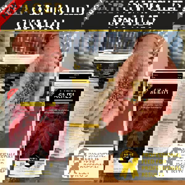 Bronte Heritage Acer Fertiliser – Controlled-release granules for Japanese Maples in borders, pots & containers, 120g