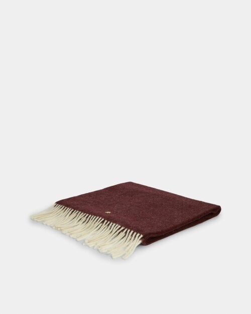 Tommy Hilfiger TH Elevated Chic Womens Woven Scarf - Deep Burgundy