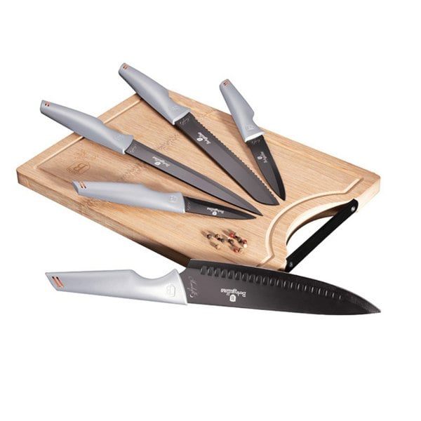 Knife Set & Bamboo Cutting Board Berlinger Haus BH-2833