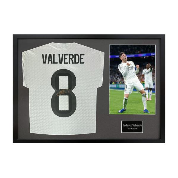 Federico Valverde Signed Real Madrid Classic Frame