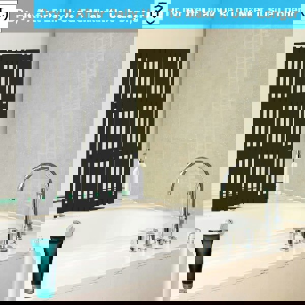 MANTRARAJ Bamboo Bathroom Duckboard Board Bath Shower For Bathroom Showers Bathtubs Floors Anti Slip Bath Mat (Black)