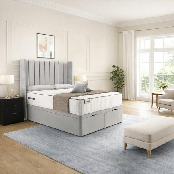 Great British Beds Sapphire Winged Divan Ottoman Bed