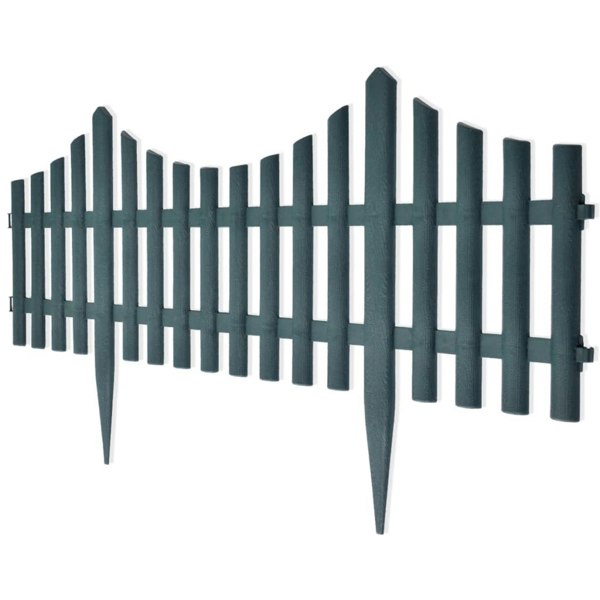 Berkfield 17 pcs Lawn Dividers 10 m Green