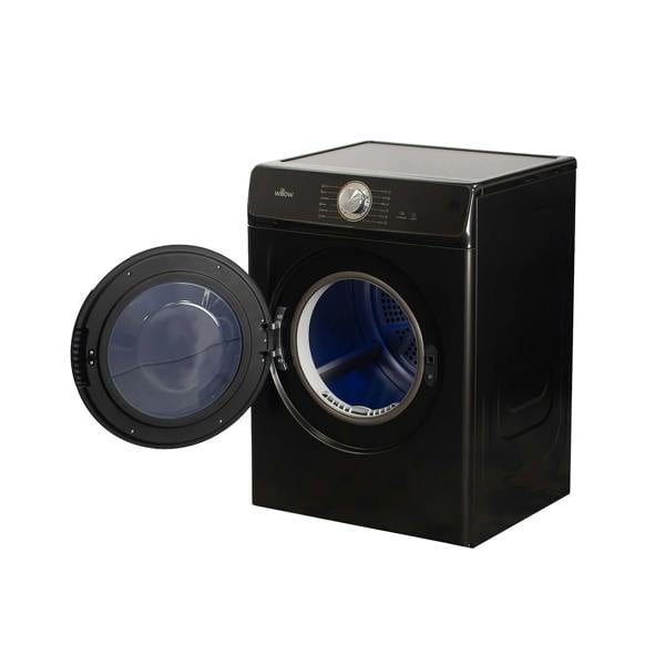 Willow 8kg Vented Tumble Dryer W8TDB - Black