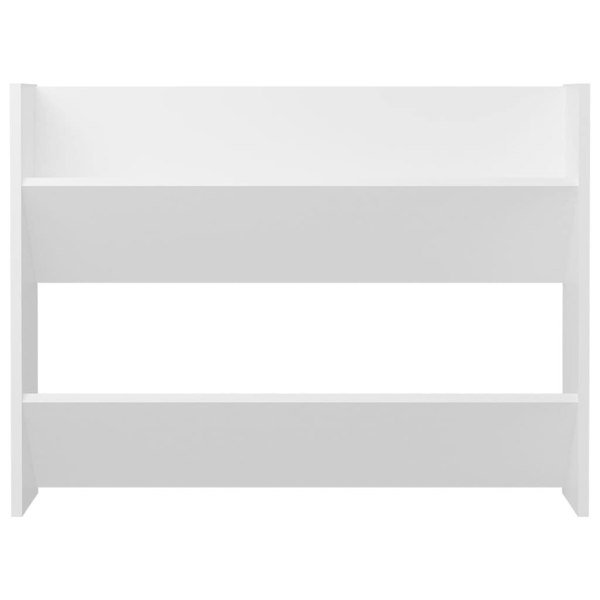 Berkfield Wall Shoe Cabinet White 80x18x60 cm Engineered Wood
