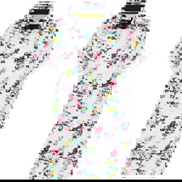 Lazy Jacks Women's Printed Polo Shirt - Sweet Pea