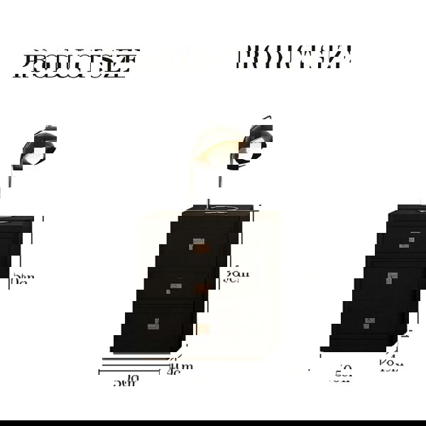 Aveline Bedside Table-Rit Concept-Rit Concept
