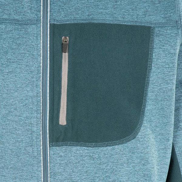 Trespass Mens Radnage Marl AT200 Fleece Jacket - Blue/Grey