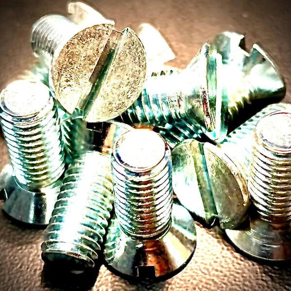 Fixaball M6 Machine Screw Slot Countersunk BZP Zinc DIN963