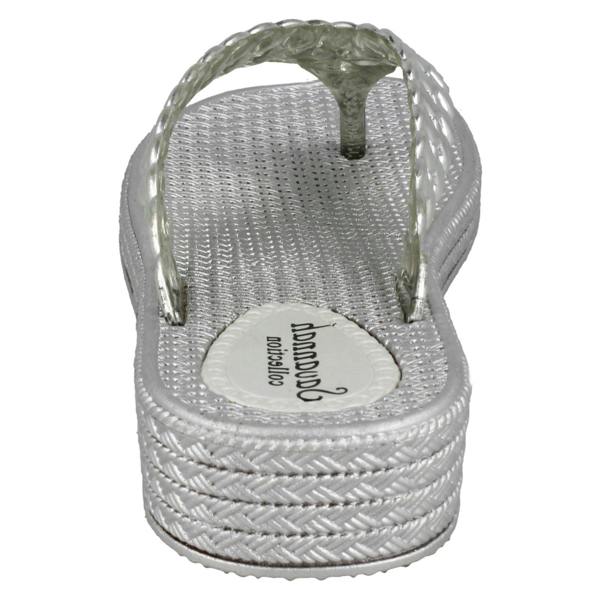 Savannah Ladies Savannah Mid Wedge Toe Post Flip Flops