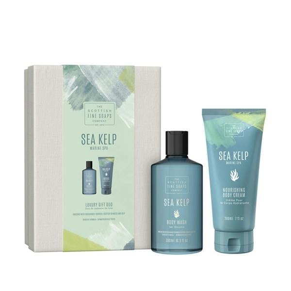 Scottish Fine Soaps Sea Kelp Marine Spa Leaf Soap Duo Duo