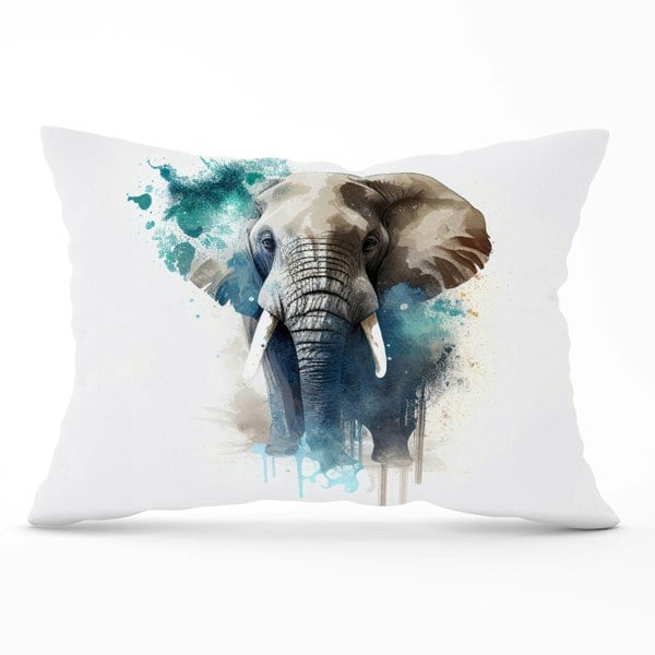 Warren Reed Majestic Elephant Splashart Cushions