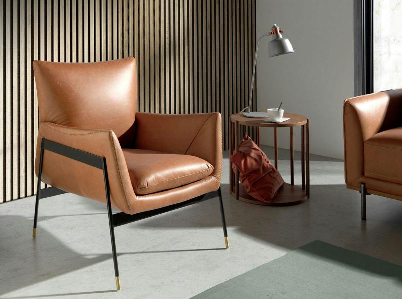 Angel Cerdá Table Lamp in Grey Steel and Bronze Details 8033