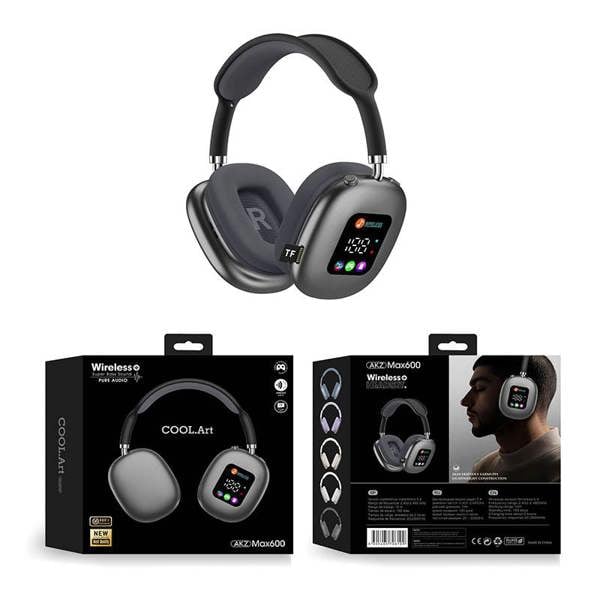 Leaper Wireless Head-mounted Bluetooth Headphones with Digital Display