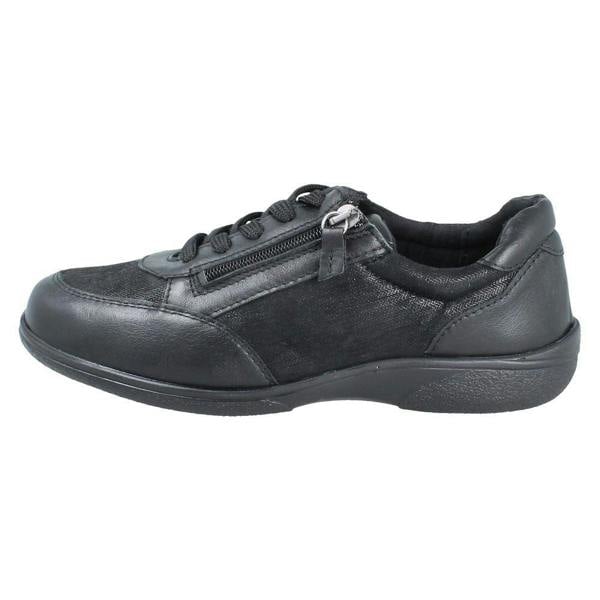 DB Shoes Ladies DB Shoes Wide Fit With Stretch Casual Lace Up/Zip Shoes Wayfaring