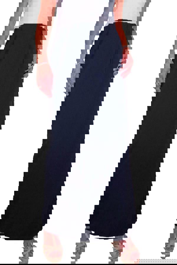 Paulo Due Women's Pull On Elasticated Waist Maxi Pencil Skirt