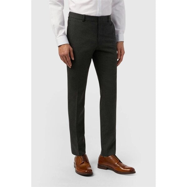Limehaus Skinny Fit Charcoal Stretch Trouser