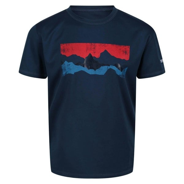 Regatta Kids Alvarado VI Mountain T-Shirt - Moonlight Denim