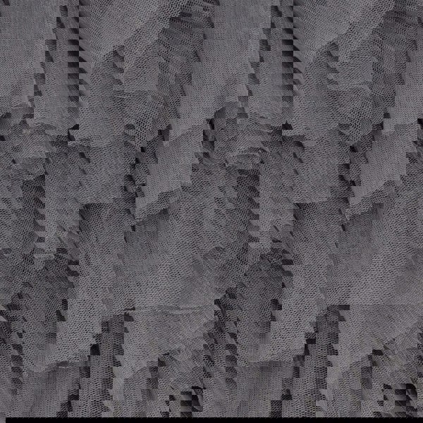 Close up of tulle and silver colour