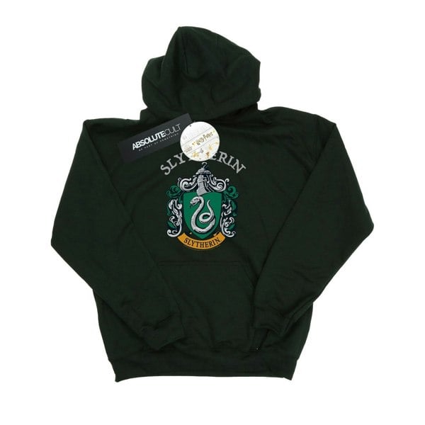 Harry Potter Womens/Ladies Slytherin Crest Hoodie - Forest Green