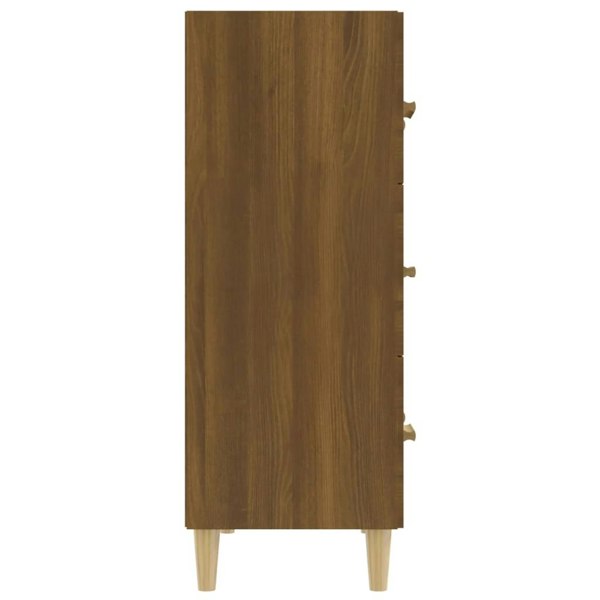 Berkfield Sideboard Brown Oak 70x34x90 cm Engineered Wood