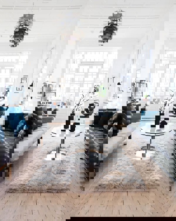 Long Wool Sheepskin Design Rug | 120x180 cm