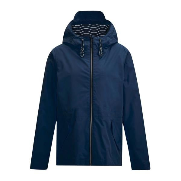 Regatta Womens Bayletta Grid Distress Waterproof Jacket - Navy Blue - Navy Blue - 62% Polyester/38% Recycled Polyester