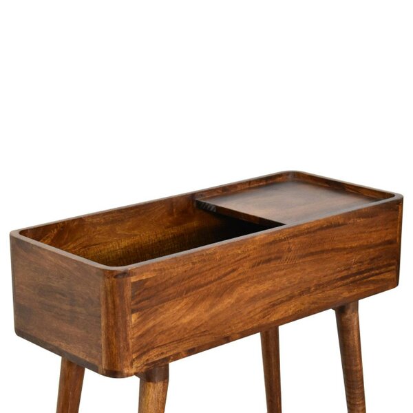 Wyld Haus Montepulciano Open Top Chestnut Mango Wood Console