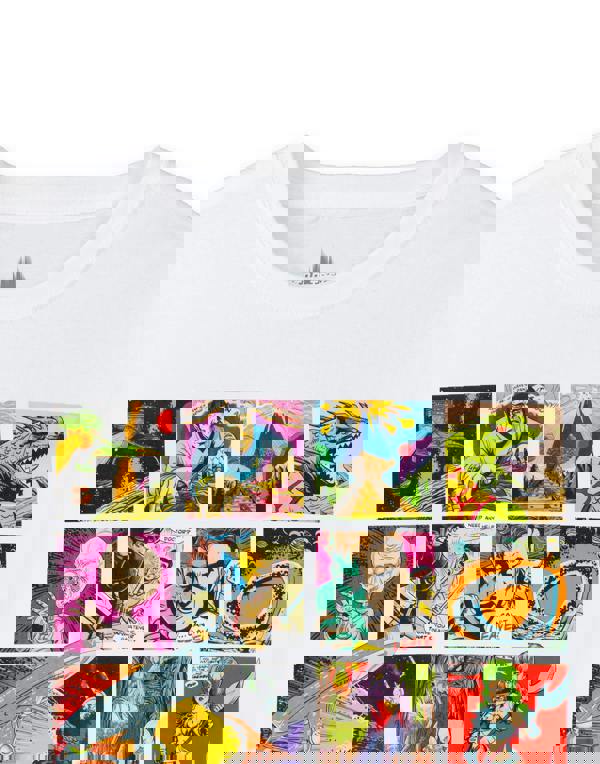 Star Trek Mens White Comic Book Short Sleeved T-Shirt