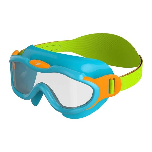 Speedo Childrens Sea Squad Swimming Goggles - Blue/Green