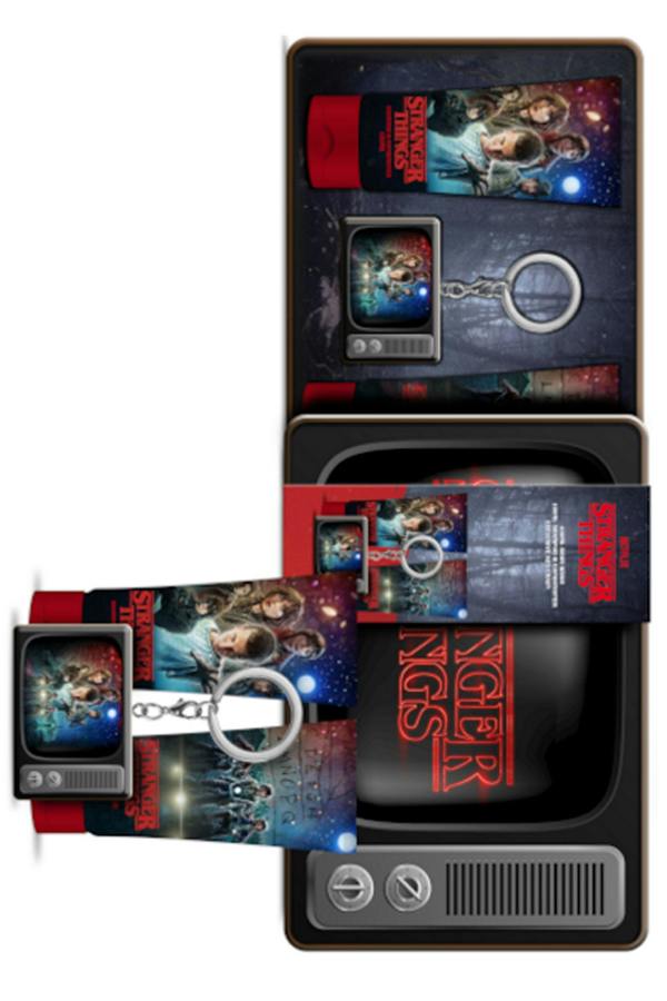 Stranger Things Gift Set - Shampoo & Conditioner 100ml Body Wash 100ml and Exclusive Keychain
