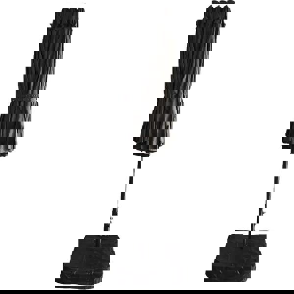 Gr8 Garden 4.6m Patio Parasol Large Double Sided Garden Umbrella With Crank Base Dark Grey