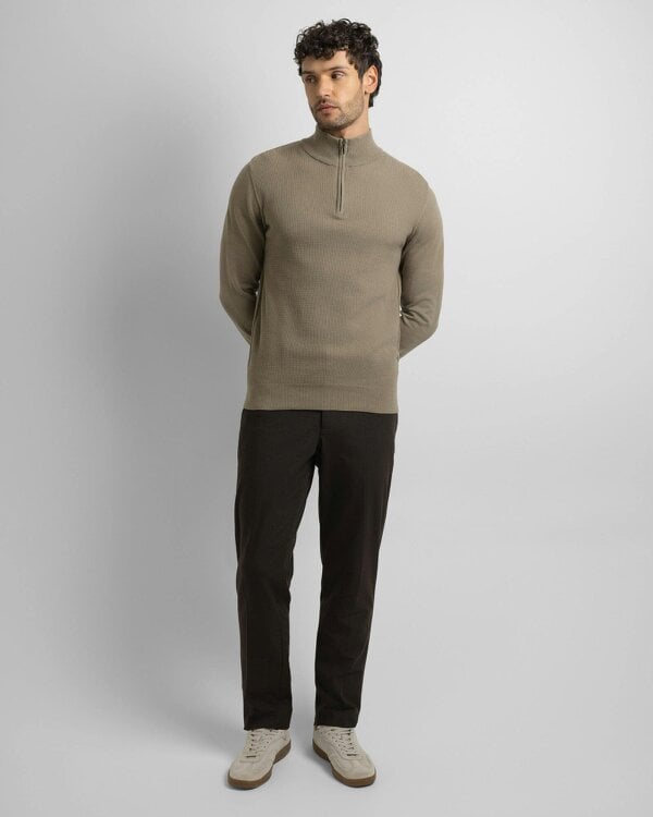 Steel & Jelly Knitted 1/4 Zip Jumper
