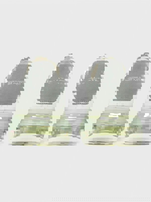 Alexander McQueen Oversized Sneaker White Gunmetal - Supplied FashionAlexander McQueen