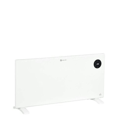 2000W Electric Convector Heater, Freestanding or Wall Mounted, Space Heater with Adjustable Thermostat, Timer, White