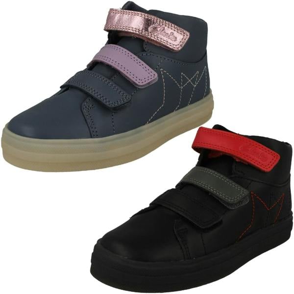 Clarks Childrens Clarks Star Detailed Light Up Ankle Boots Flare Show