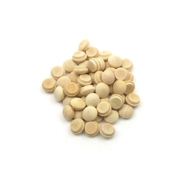 1/2" - 12.7mm Birch Mushroom Plug