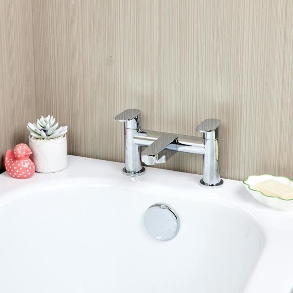 Flode Roxen | Bath Filler Mixer Tap | Chrome