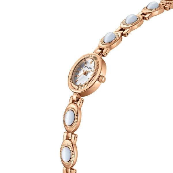Bertha Rosalie Bracelet Watch - Rose Gold/Grey - BTHBS1805
