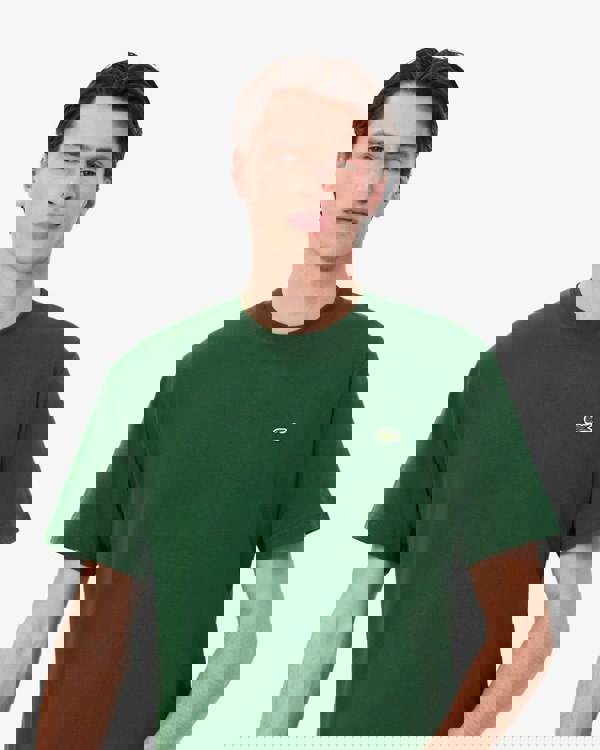 Lacoste Mens Classic Fit Cotton Jersey T-Shirt - Green 132