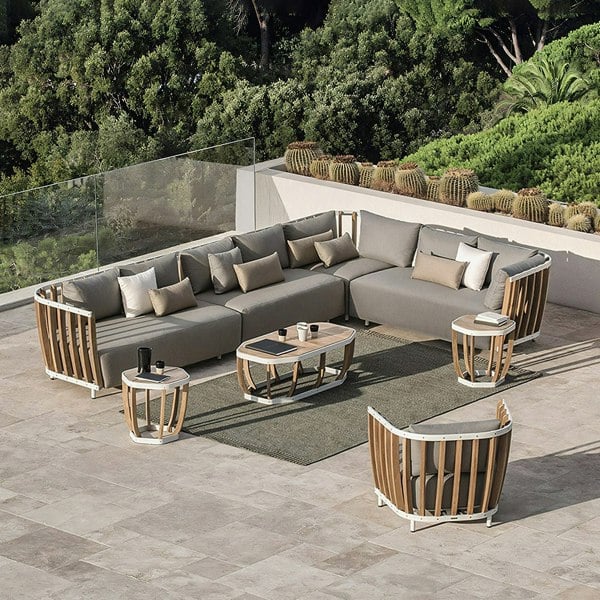 Gloria Outdoor Sofa Set, Outdoor Furniture, Teak Wood-Rit Concept-Rit Concept