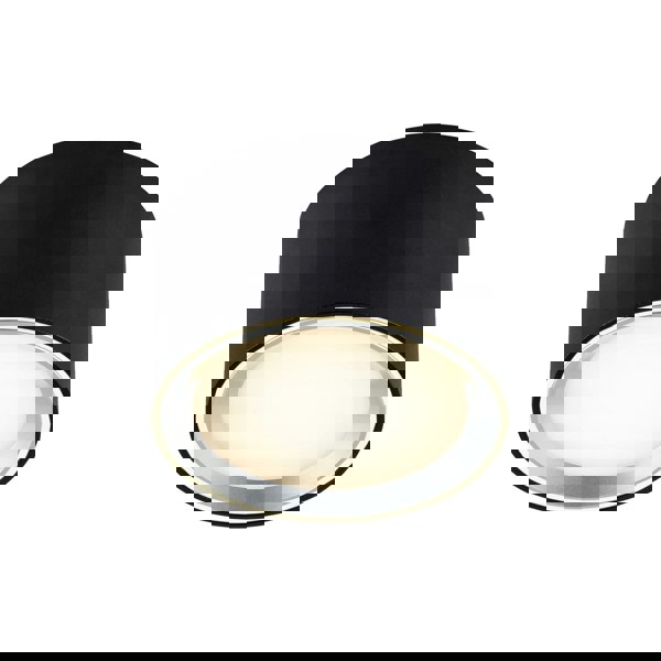 Nordlux Fallon | Surface downlight | Black/Steel